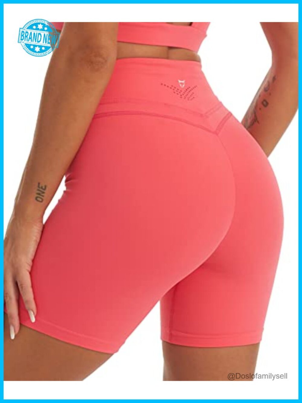 TomTiger Women's Yoga Biker Shorts No Front Seam Workout Gym Shorts
